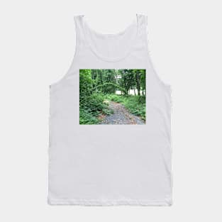 Yellow Lab in the Forest Tank Top